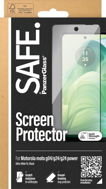 Actual product image Safe Ultra-Wide Fit (1 Piece, Motorola Moto G04, Motorola Moto G24 Power, Motorola Moto G24)