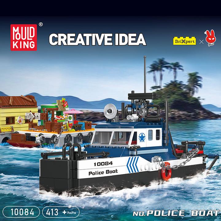 Produktbild Mould King Polizeiboot