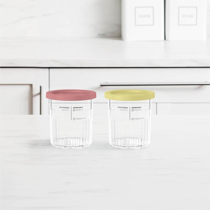 Actual product image Ninja Creami Deluxe double pack container & lid