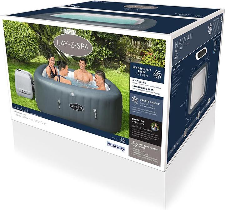 Image du produit Bestway Lay-Z-Spa Hawaii Hydro Pro (6 Personnes)