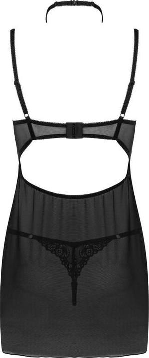 Produktbild LivCo Corsetti Fashion Binella Set Babydoll Thong Black (L, XL)