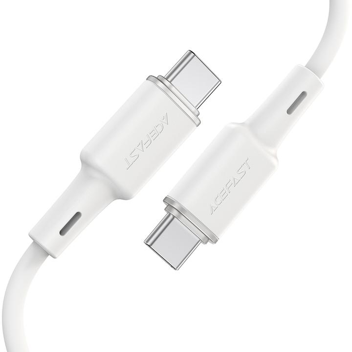 Produktbild Acefast cable USB Type C - USB Type C 1.2m, 60W (20V / 3A) white (C2-03 white) (1.20 m, USB 2.0, 60 W)