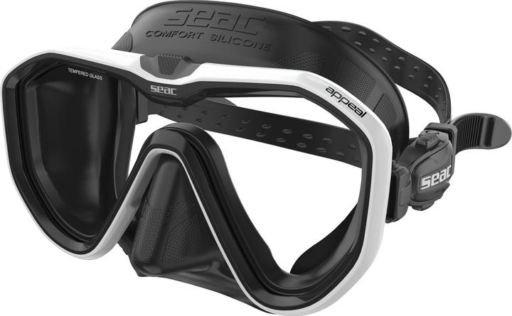 Actual product image Seac Mask Appeal Asian Fit S/Bl White