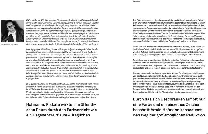 Actual product image Armin Hofmann. Reduktion. Ethik. Didaktik (German, Matthias Hofmann, 2024)