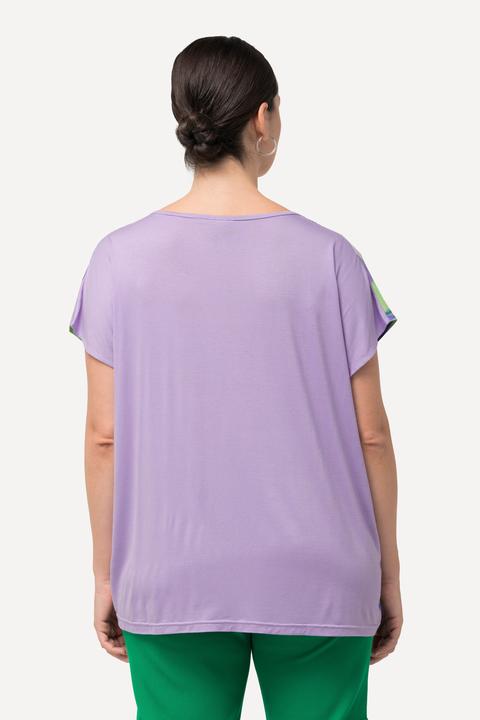 Produktbild Ulla Popken Blusenshirt, grafischer Druck, Rundhals, Halbarm (50, 52)