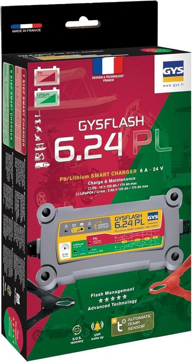 Immagine prodotto GYS GYSFLASH 6.24 PL (6 A, 24V)
