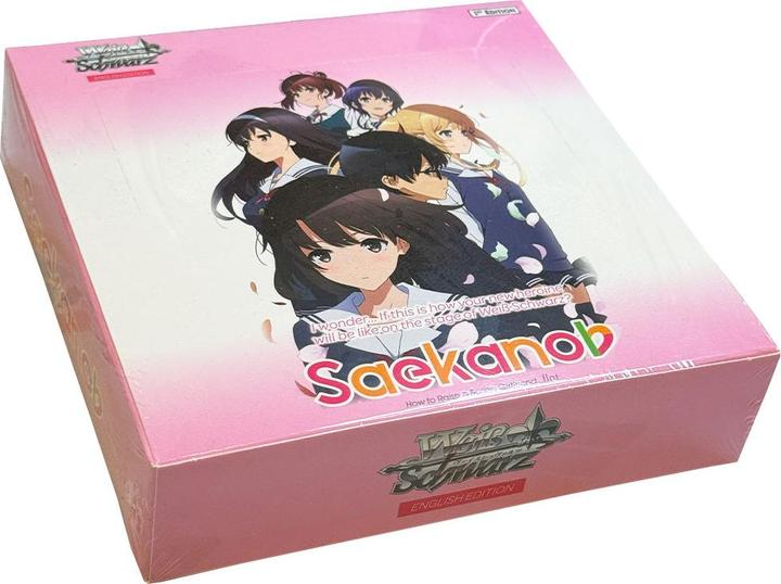 Actual product image Bushiroad Saekano How to Raise a Boring Girlfriend. flat Booster Display - White Black TCG - EN (English, Booster display)