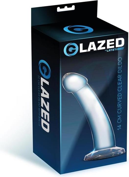 Actual product image Glazed Curved dildo