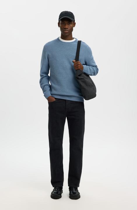 Produktbild Selected Slhross Ls Knit Structure Crew Neck Noos (S)