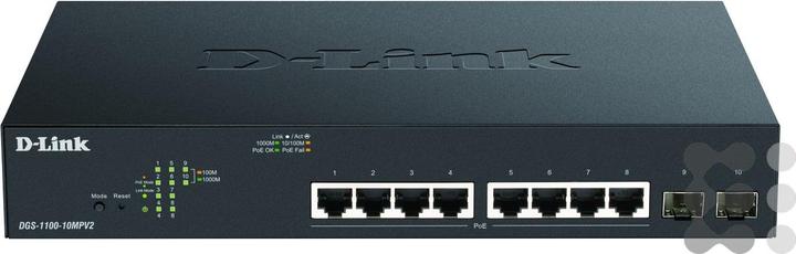 Actual product image D-Link PoE+ Switch DGS-1100-10MP V2 10 Port (10 Ports)