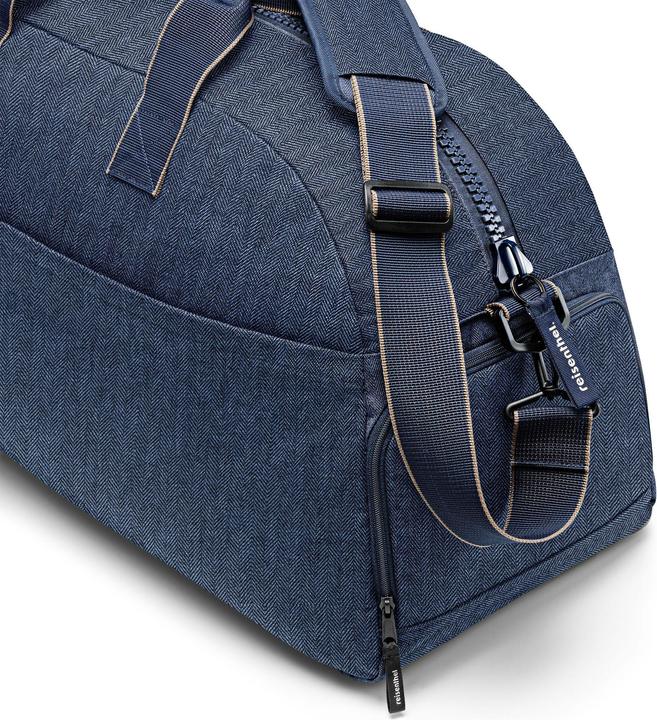 Produktbild reisenthel Reisetasche Overnighter Plus Herringbone Dark Blue (50 l)