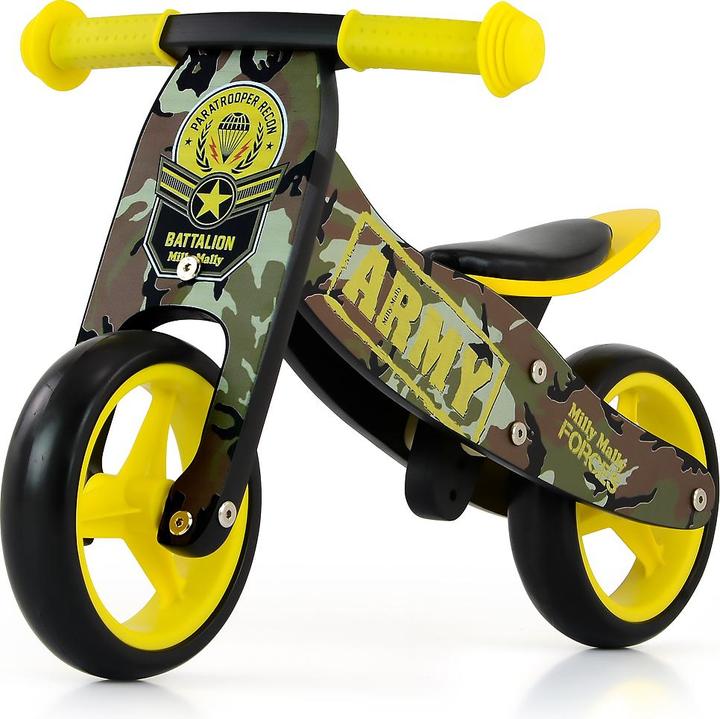 Actual product image Mally Balance bike - tricycle Jake Army