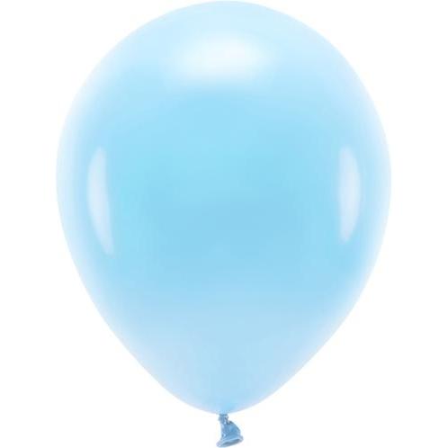 Partydeco Eco Ballons Hellblau pastel