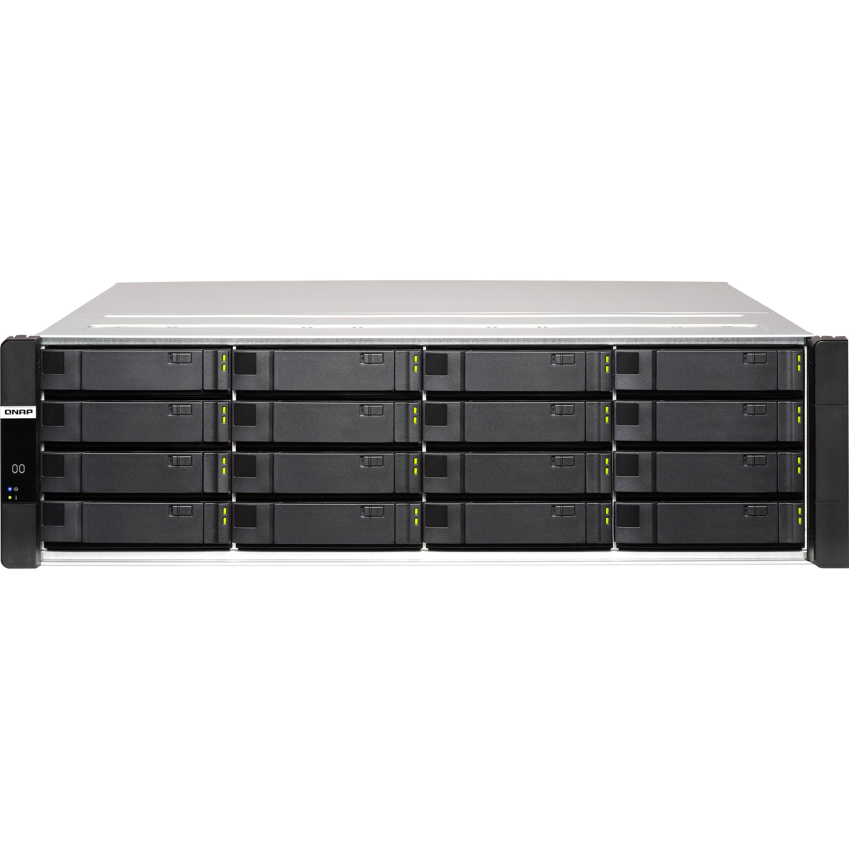 QNAP ES1686dc-2142IT-128G (0 TB), NAS, Schwarz