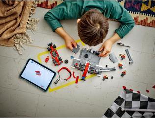 Immagine prodotto LEGO F1 Boxenstopp mit Boxencrew und Ferrari Flitzer (60443, LEGO City)