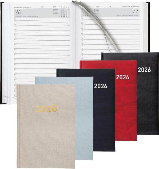 Image du produit Biella Agenda commercial Executive (14,5 x 20,5 cm, Allemand, Français, Italien, Anglais)