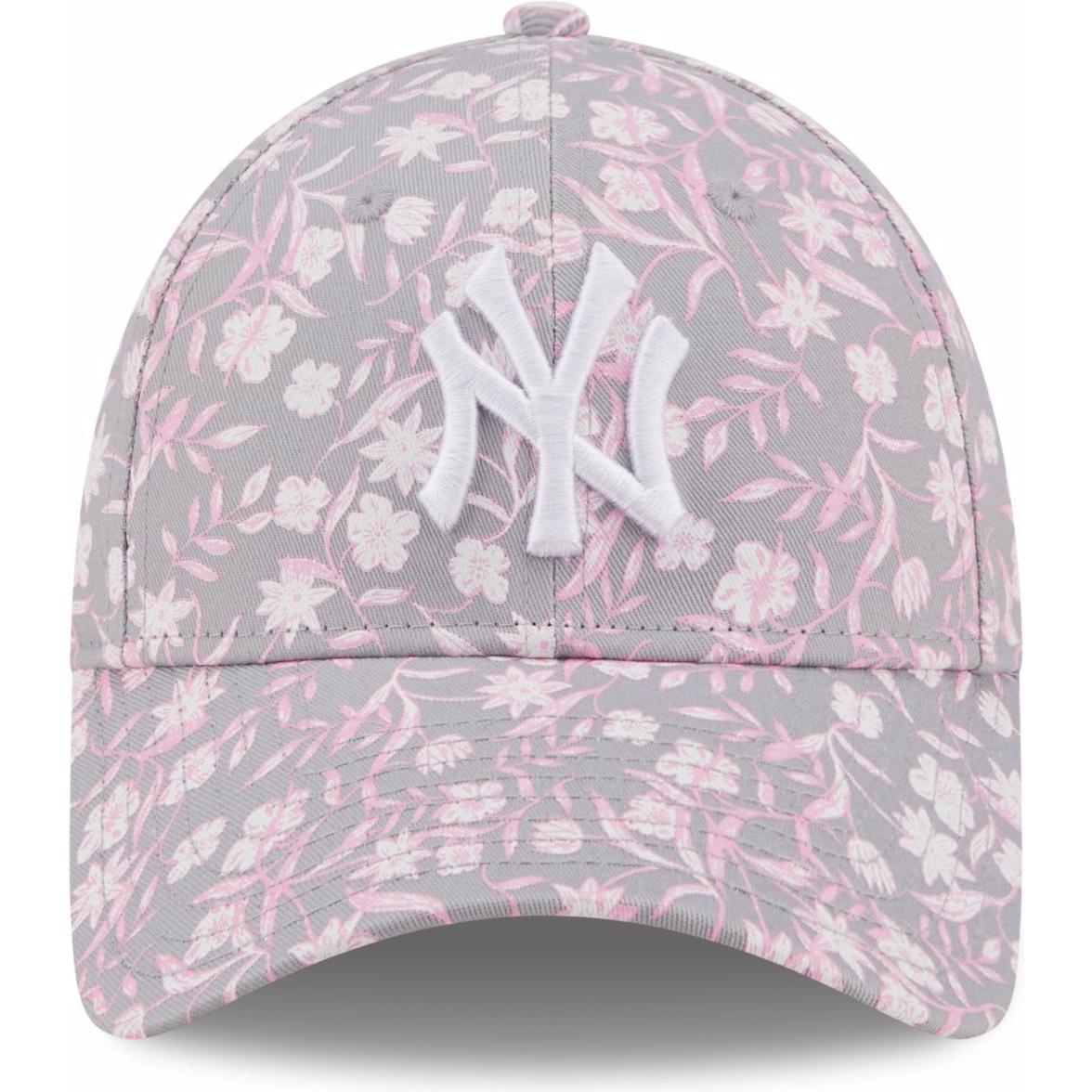 Thumbnail - New Era, Damen, Cap, 9Forty Floral New York Yankees, Grau, (One Size)