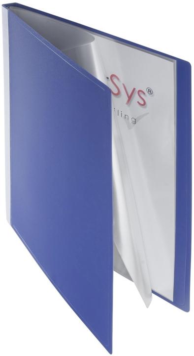 Actual product image Foldersys A4 view book, 10 pockets blue (A4, 1 x)