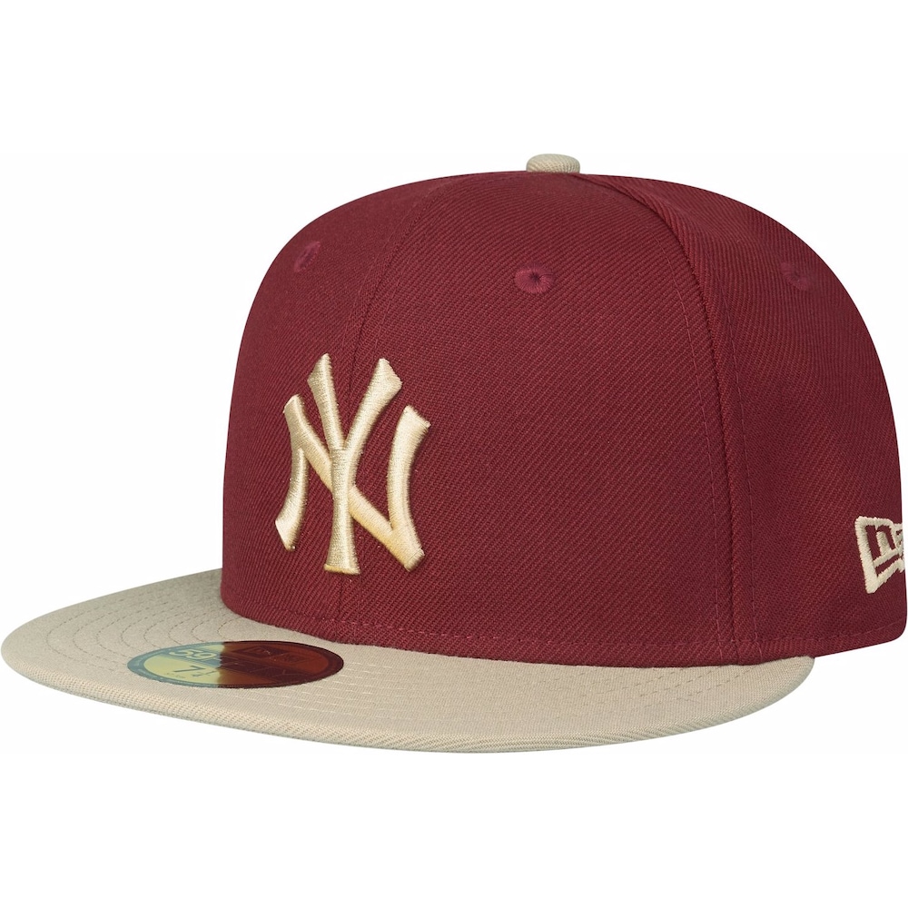 New Era, Herren, Cap, 59Fifty New York Yankees Cardinal, Rot, (7 5/8)