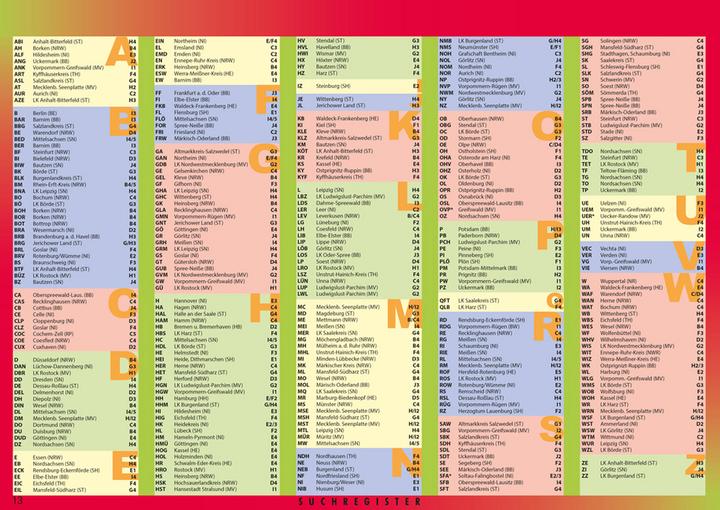 Nährwerte und Zutaten Auto-Reise-Atlas für Kinder