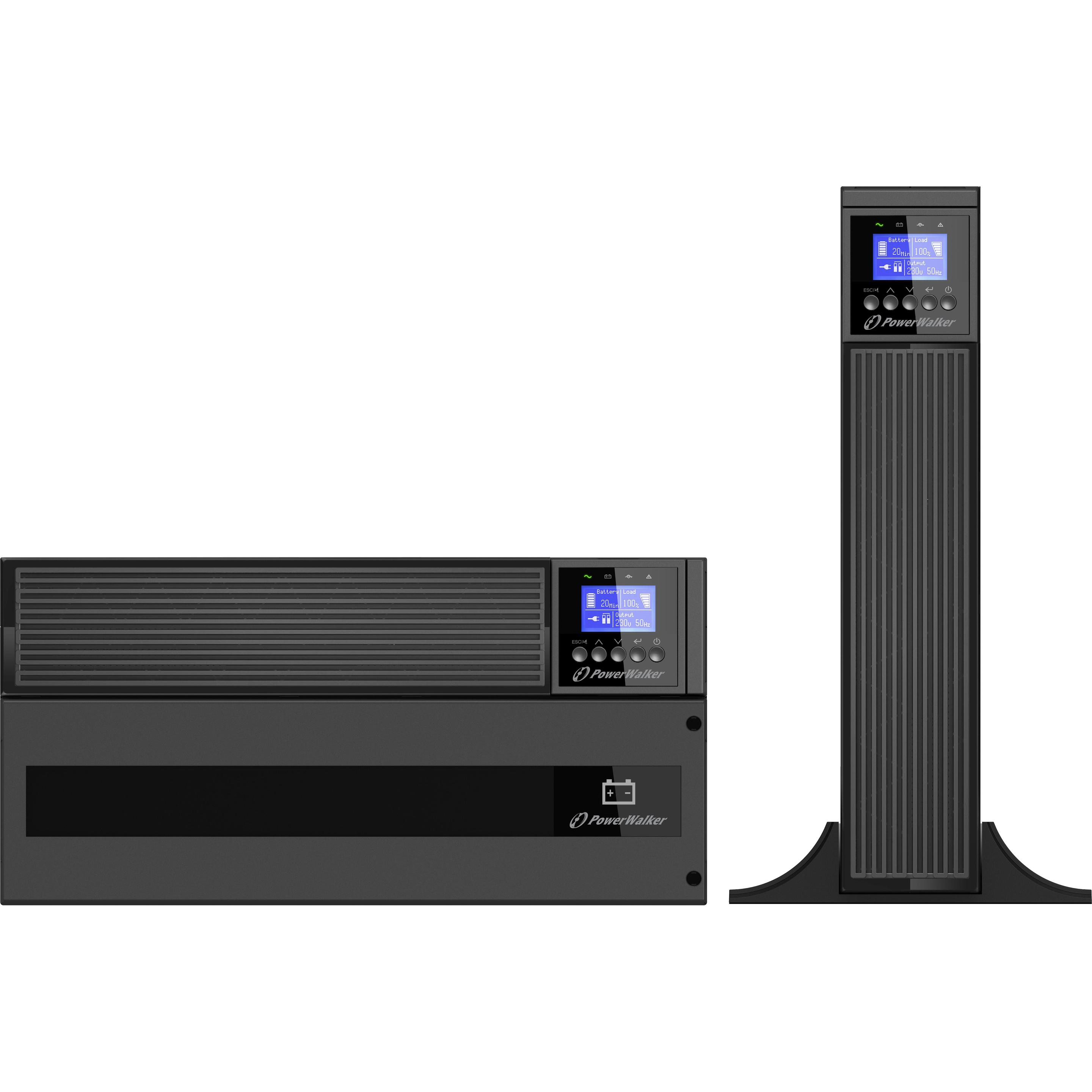 Powerwalker VFI 6000 ICR IoT UPS (6000 VA, 6000 W, Online-Doppelwandler USV), USV