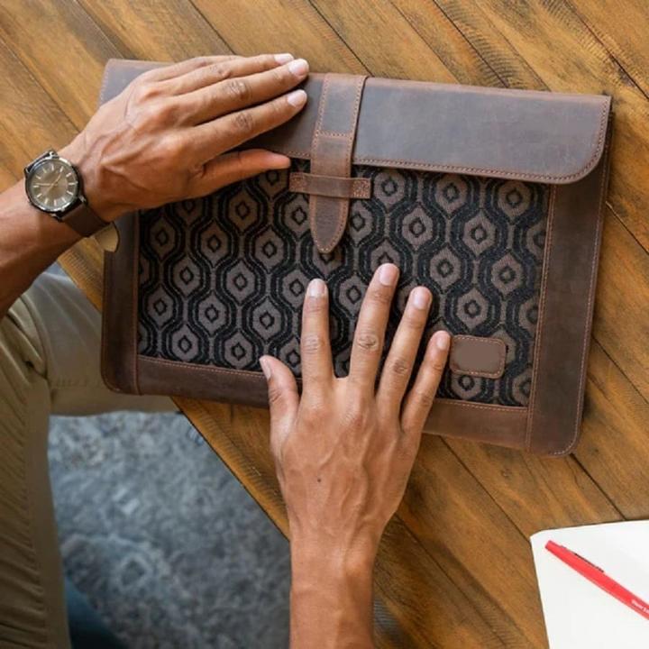 Actual product image Only-Bags.Store Leather bag, bag for MacBook laptop, leather computer bag - 15