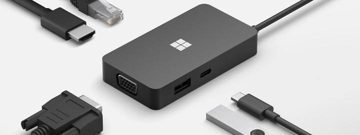 Actual product image Microsoft Surface Travel Hub (USB-C, 5 Ports)
