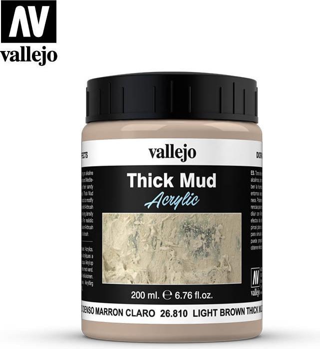 Light Brown Thick Mud