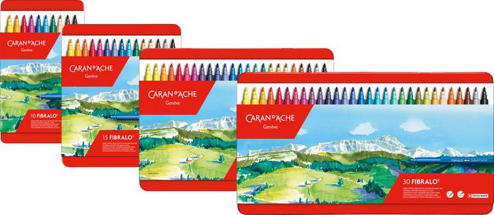 Immagine prodotto Caran d'Ache Fibralo Metallschachtel (Multicolore, 30 x)