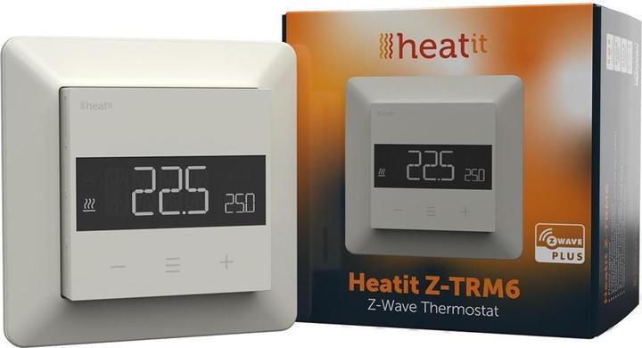 Produktbild Heatit HEAE5430567 - Z-TRM6 Thermostat Z-Wave 800 series (White RAL 9010)