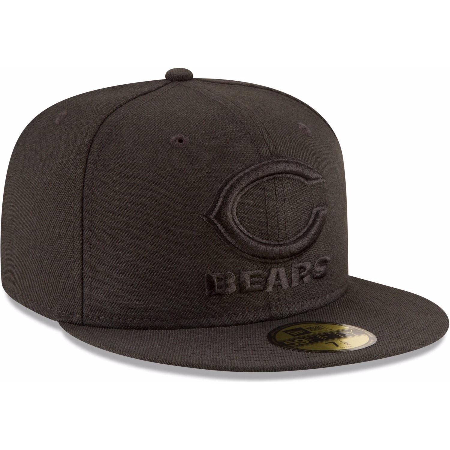 New Era, Herren, Cap, 59Fifty NFL Chicago Bears, Schwarz, (8)