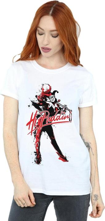 Immagine prodotto Femme/Les femmes Harley Quinn Hi Puddin Maglietta boyfriend in cotone (XXL)