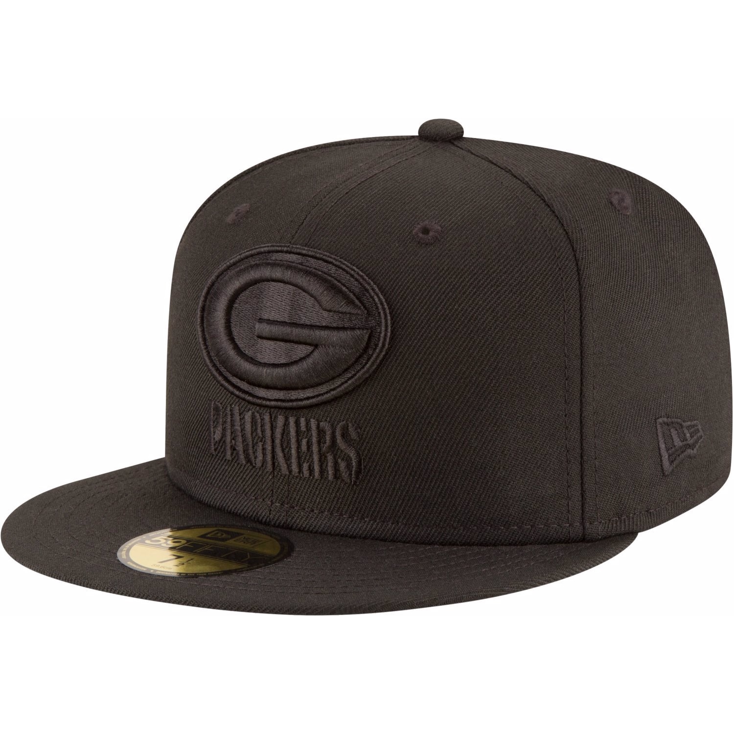 New Era, Herren, Cap, 59Fifty NFL Green Bay Packers, Schwarz, (7 1/8)