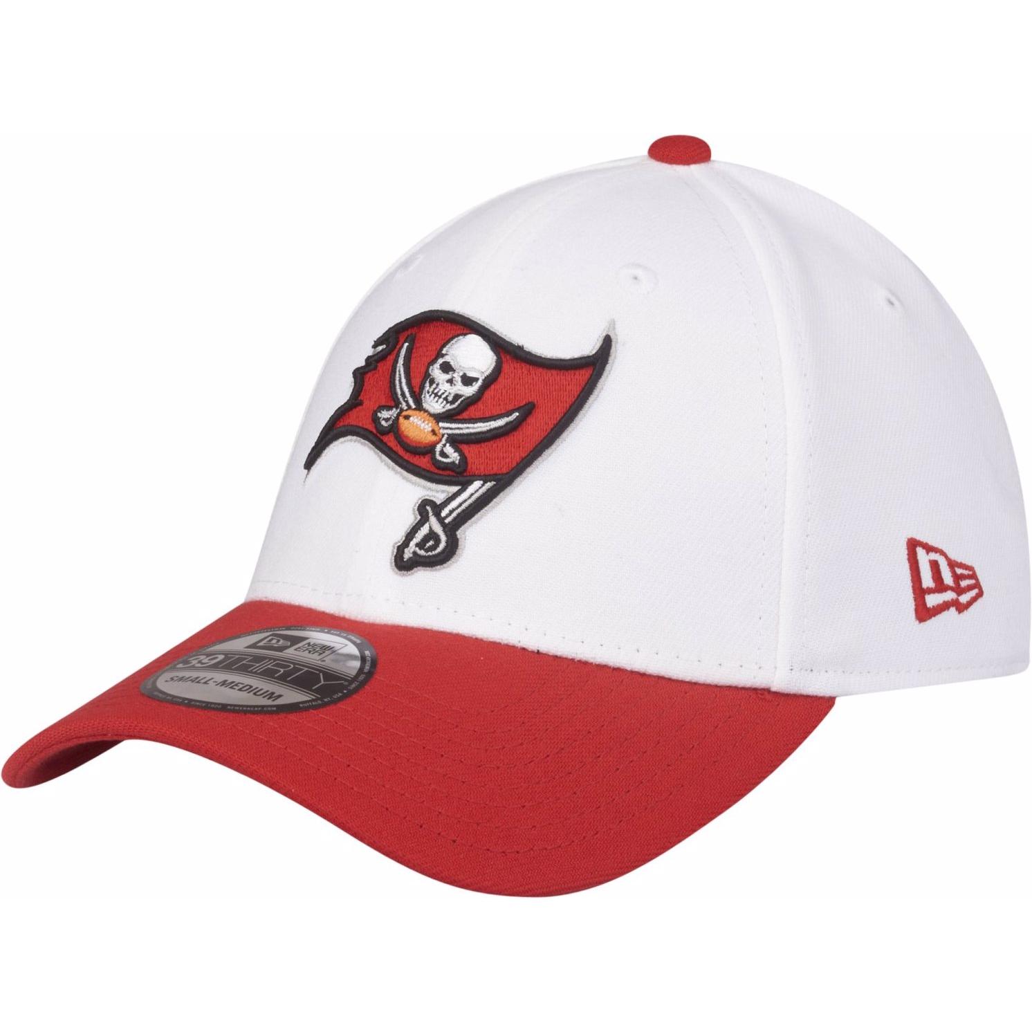 New Era, Herren, Cap, 39Thirty Stretchfit NFL Tampa Bay Buccaneers, Weiss, (M)
