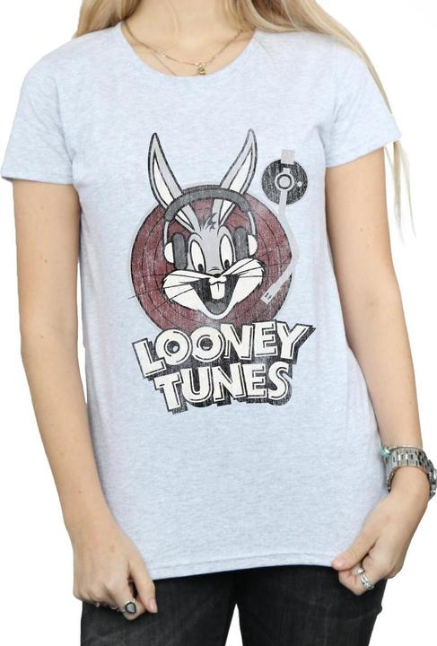 Actual product image Looney Tunes Womens/Ladies Bugs Bunny Logo Cotton T-Shirt (L)