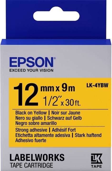 Epson Lc-4ybw9 (1.20 cm, Gelb, Schwarz)
