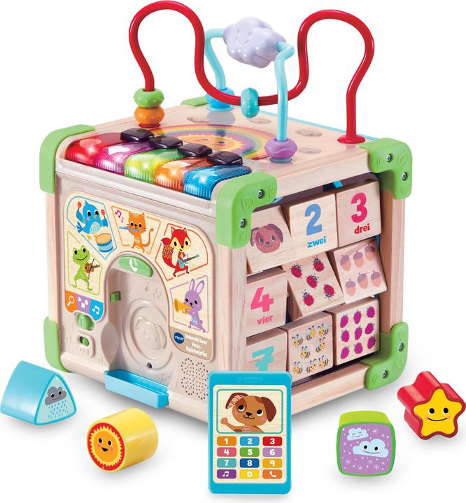 Actual product image VTech Interactive play cube (German)