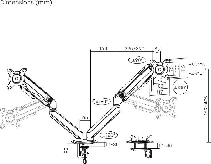 Produktbild Aisens DT32TSR-451 (Tisch, 32", 9 kg)