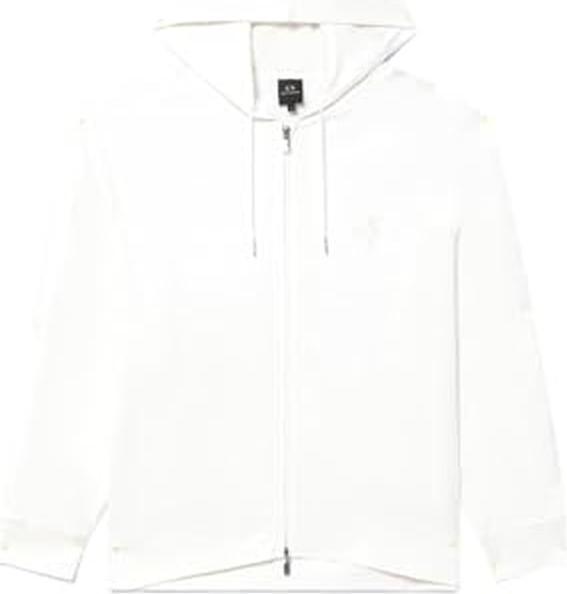 Produktbild Armani Exchange Felpa con Cappuccio Zip in Cotone Interlock Logo Tape (M)