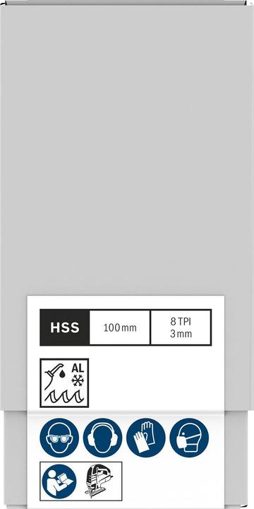 Image du produit Bosch Professional Zubehör PRO Alu T127D Lame de scie sauteuse, 100 mm, 100 pcs.
