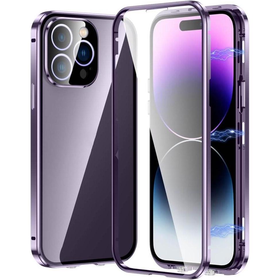 Cover-Discount iPhone 16 Pro Max - Magnetische 360° Premium Schutzhülle mit Panzerglas (Apple iPhone 16 Pro Max), Smartp...