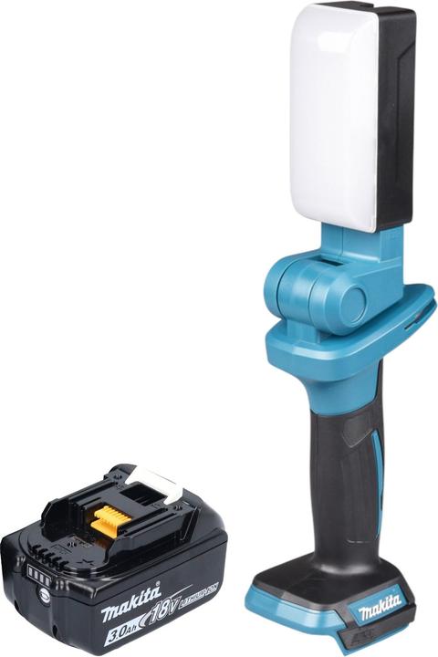 Produktbild Makita DML 816 F1X Akku Arbeitsleuchte 18 V 500 lm LED + 1x Akku 3,0 Ah - ohne Ladegerät (500 lm)