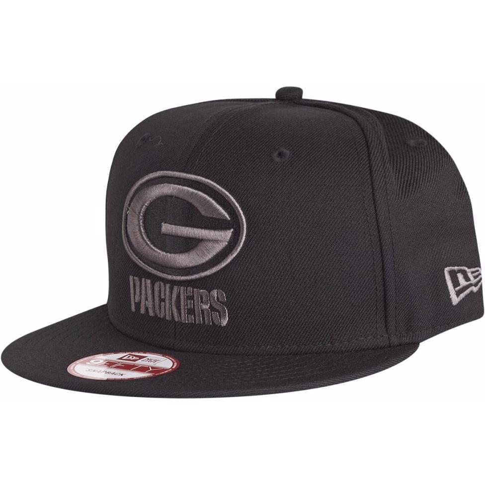 New Era, Herren, Cap, 9Fifty Green Bay Packers, Schwarz, (One Size)