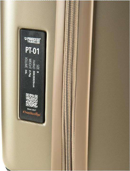 Actual product image Princess Traveller PT01 Deluxe - Reiskoffer - Pristine Bronze - M - 67cm (65 l)