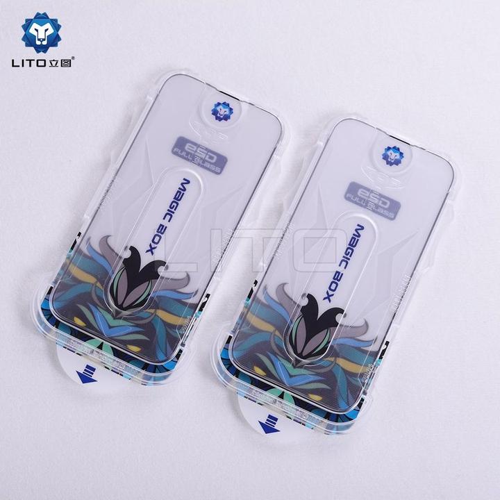 Produktbild Lito Panzerglas Privacy inkl. Installationstool (1 Stk., Apple iPhone 15 Pro Max)