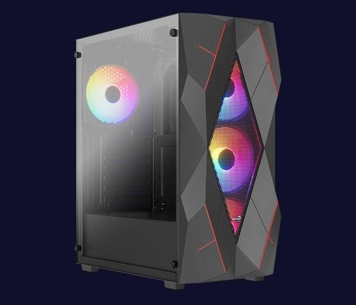 Actual product image AeroCool Volcan-G-BK-v1 (ATX, mATX, Mini-ITX)