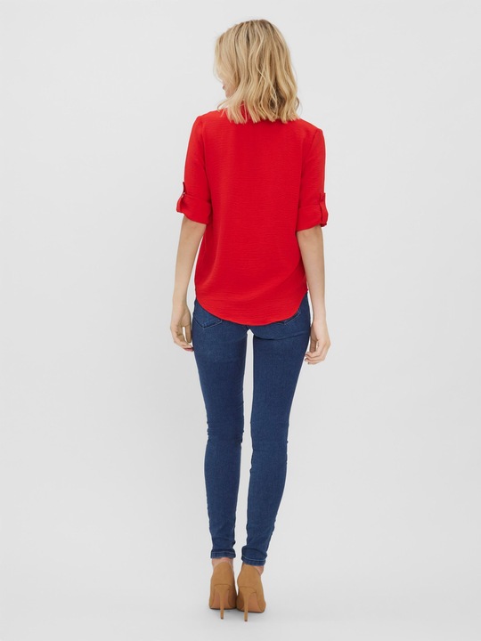Immagine prodotto Vero Moda Camicetta con scollo a V e maniche a 3/4 (XS)