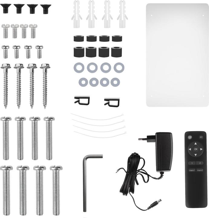 Produktbild Maclean electric ceiling TV mount TUYA support max VESA 600x400 90st swivel remote (Decke, 65", 30 kg)