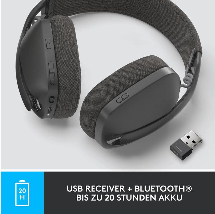 Actual product image Logitech Zone Vibe 125 (Wireless, USB-A)