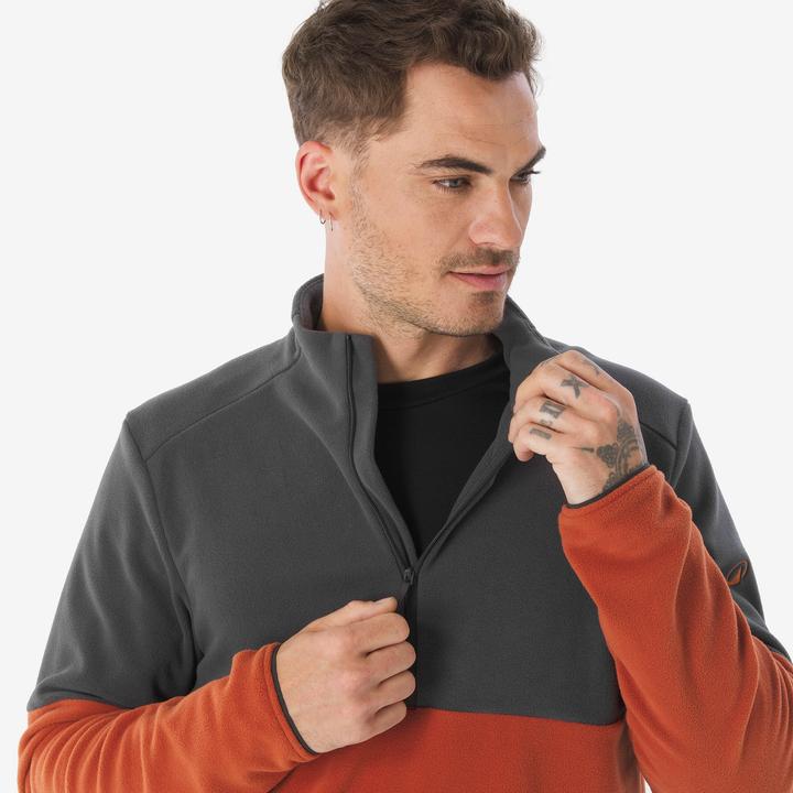 Image du produit Quechua Pull polaire homme 1/2 zip randonnée (L)
